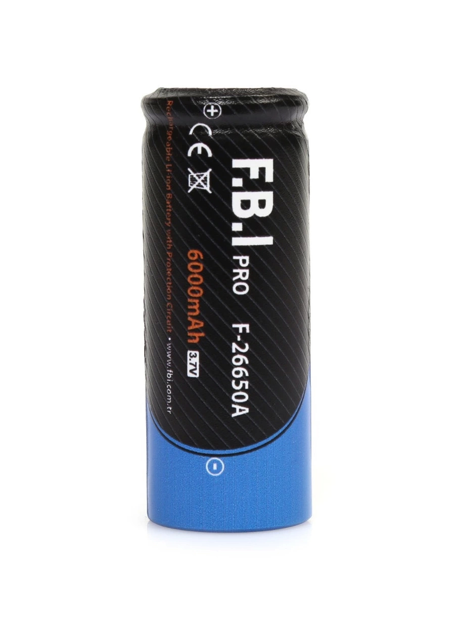 26650 3.7v 6000mah arj Edilebilir Li-ion Pil