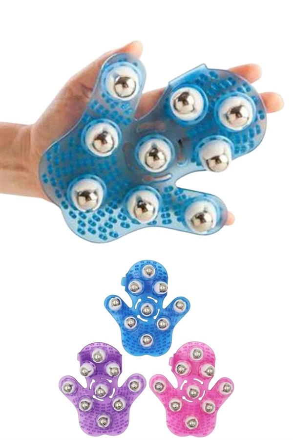 Mey İthalat® 9 BİLYELİ MASAJ ELDİVENİ