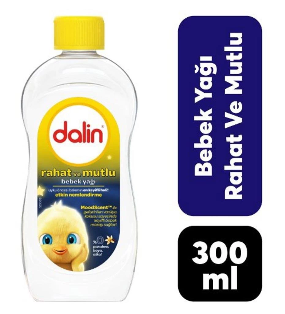 Mey İthalat®   Rahat ve Mutlu Bebek Yağı 300 ml