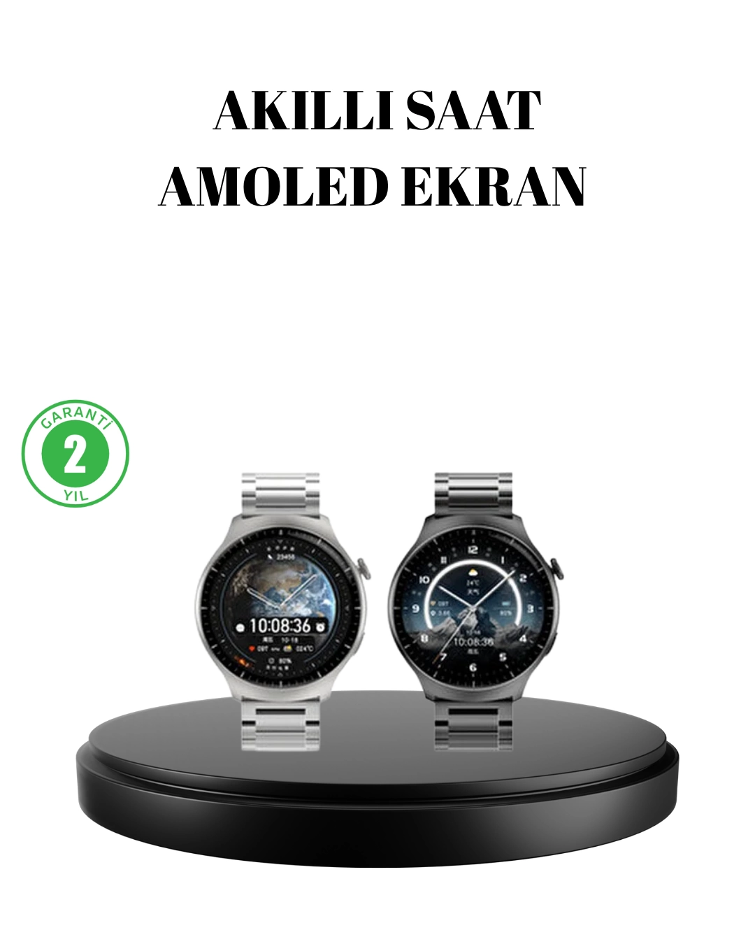 Mey İthalat® Kablosuz Şarjlı Bluetooth Görüşmeli Akıllı Saat – Android & iOS Uyumlu