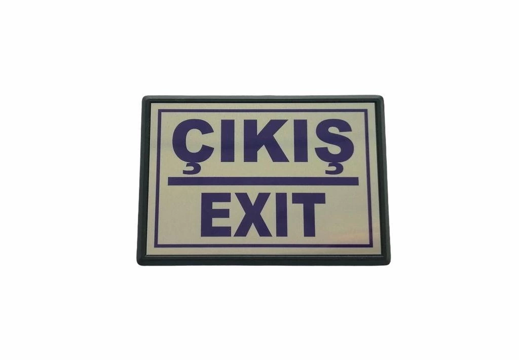 Mey İthalat® Cemax Yönlendirme Küçük Çıkış (Exit) 10X7 cm