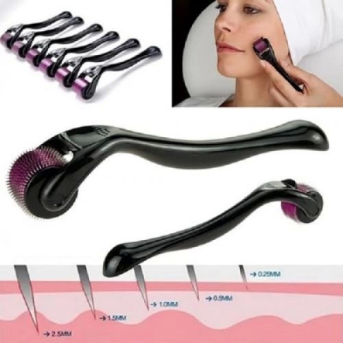 Derma Roller Titanyum Cilt Bakm Aleti 1.00 mm.