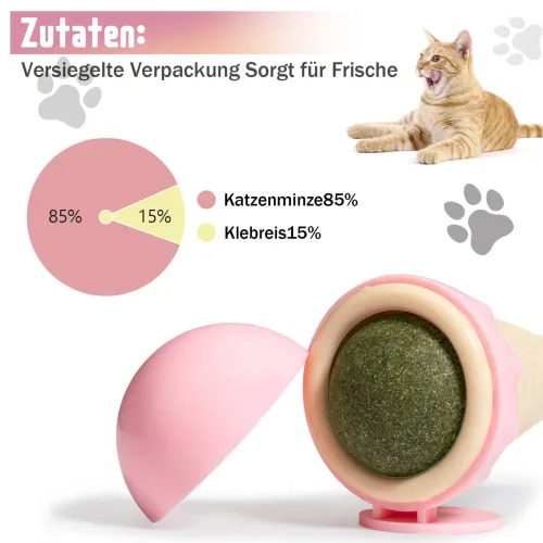 Dondurma eklinde Kedi Otu Nanesi