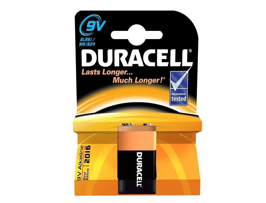 Mey İthalat® Duracell 9 Volt Alkalin Pil