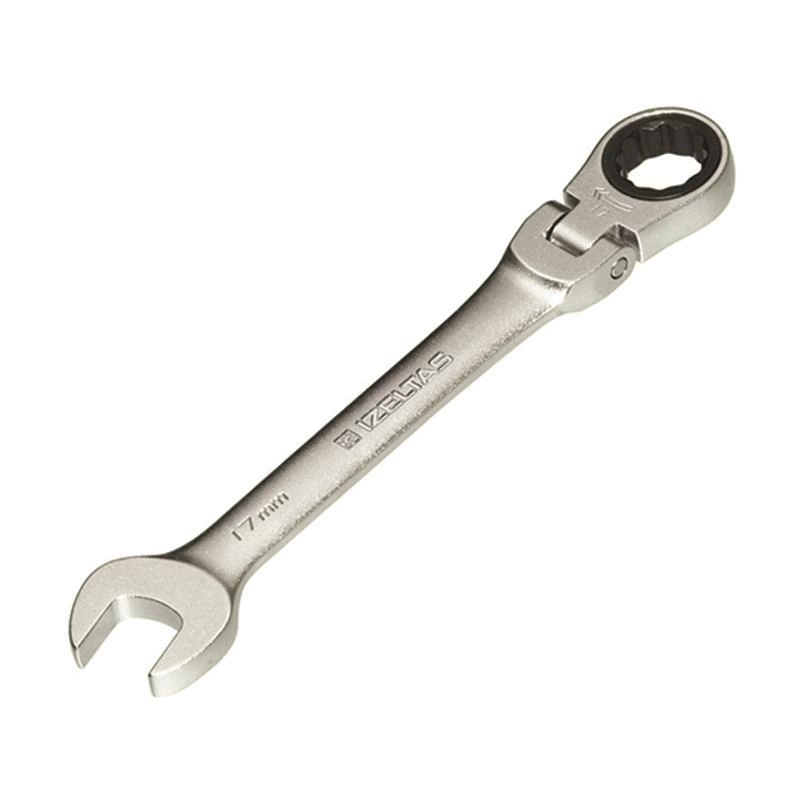 Mey İthalat® İzeltaş Mafsallı Cırcır Anahtar 18 mm