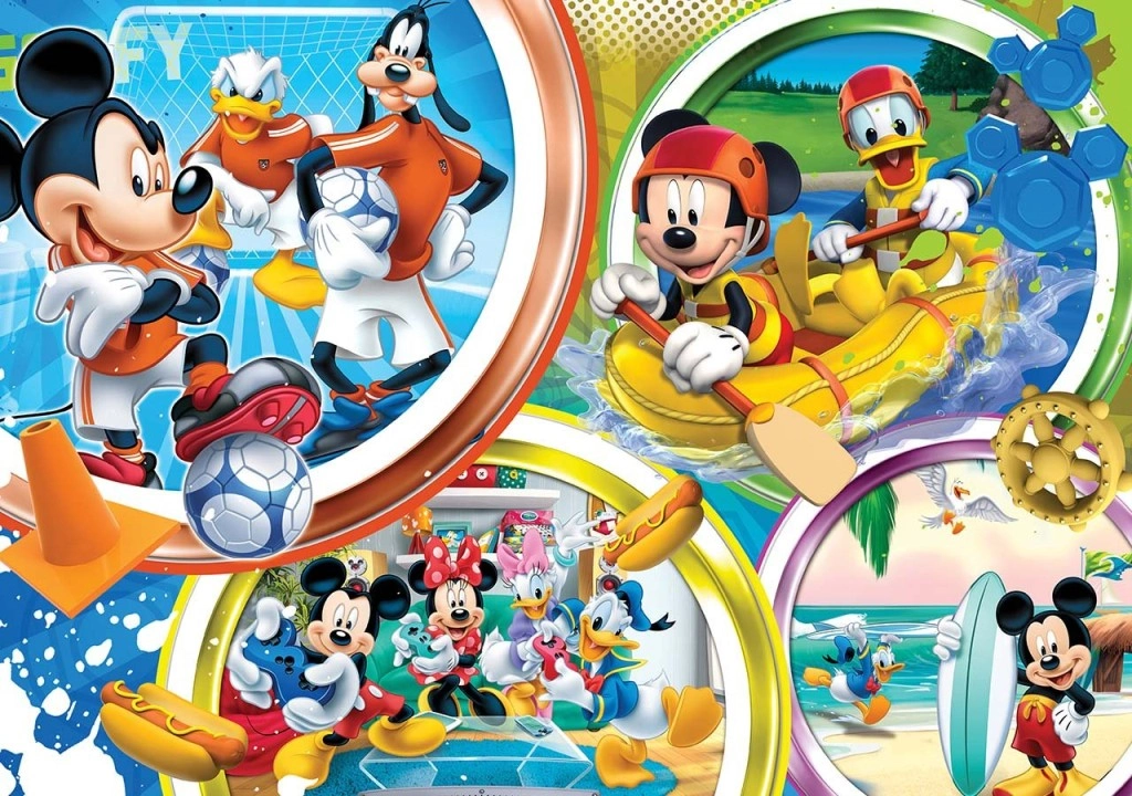 Mey İthalat®  Mickey Mouse Puzzle 200 Parça