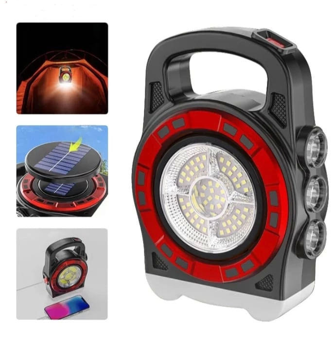 P-6678c D Mekan Solar arj I ok Fonksiyonlu Projektr Hazine Gl Ik El Feneri