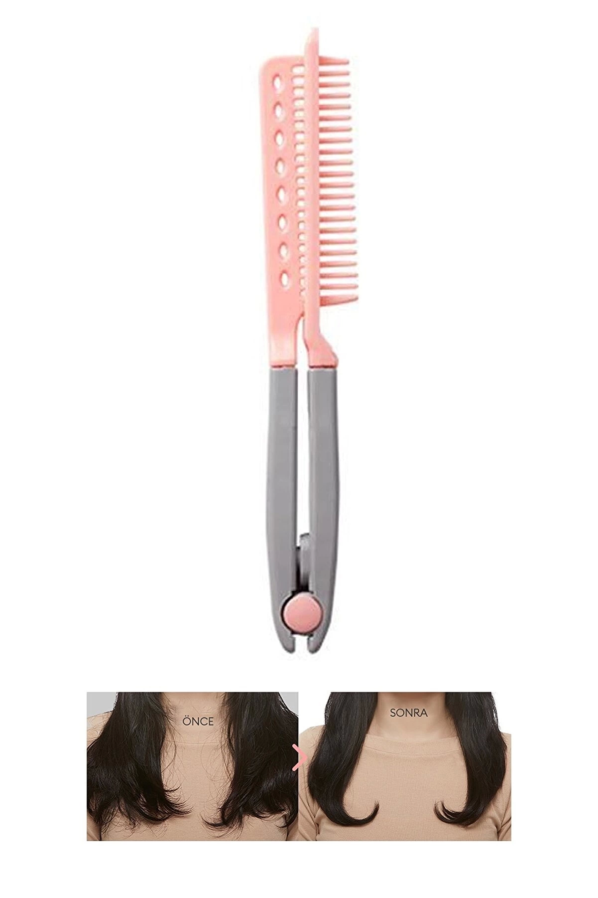 Salara Kolay ekil Veren Sa Kurutma Fras Apeu Easy Hair Dry Brush