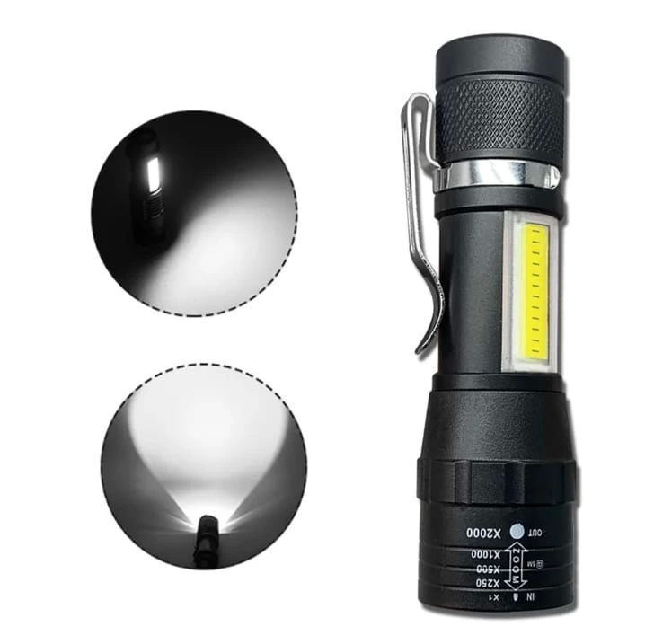 Wuben Wb-017 Zoomlu arjl Cob Led Gl El Feneri