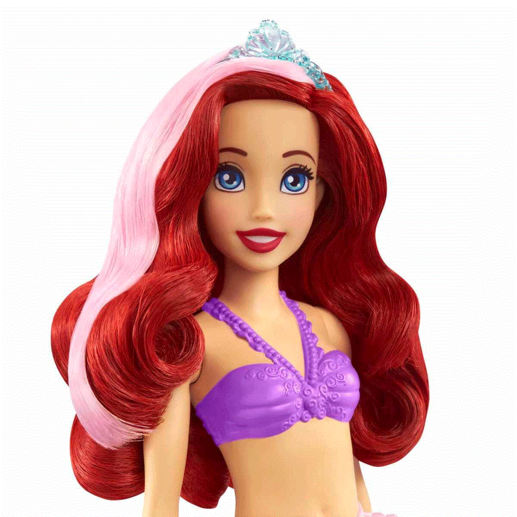 BFS  HLW00 Disney Prensesleri Muhteşem Renk Değiştiren Saçlı Deniz Kızı Ariel