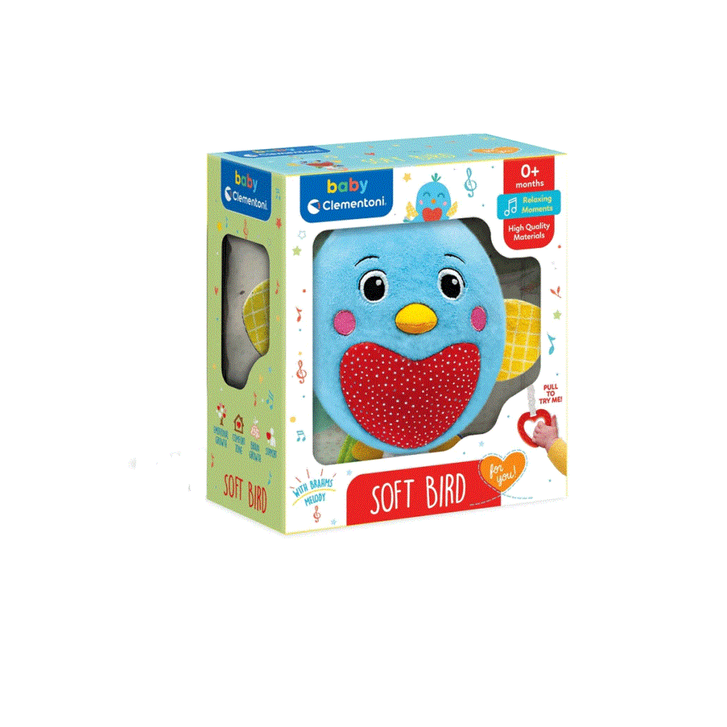BFS Nessiworld 17794 Baby Clementoni - Müzikli Pelüş Kuş