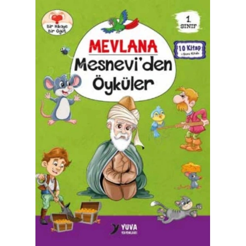 1. Sınıf Mevlana Mesneviden Öyküler (10 Kitaplık Set)