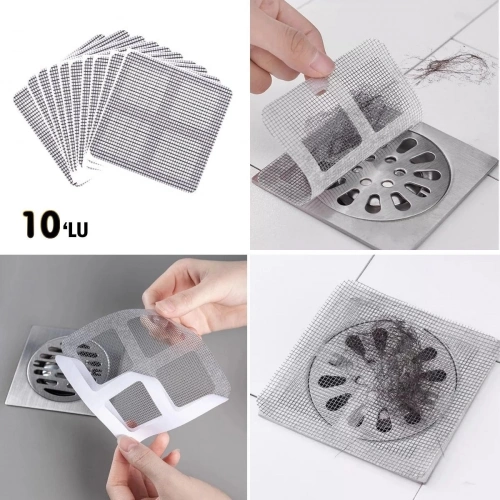 10lu Banyo ve Mutfak Lavabo Koku Önleyici ve Haşere Böcek Önleyici Gider Filtresi
