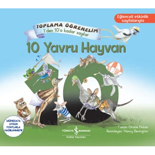 10 Yavru Hayvan - Toplama Öğrenelim 1den 10a Sayılar