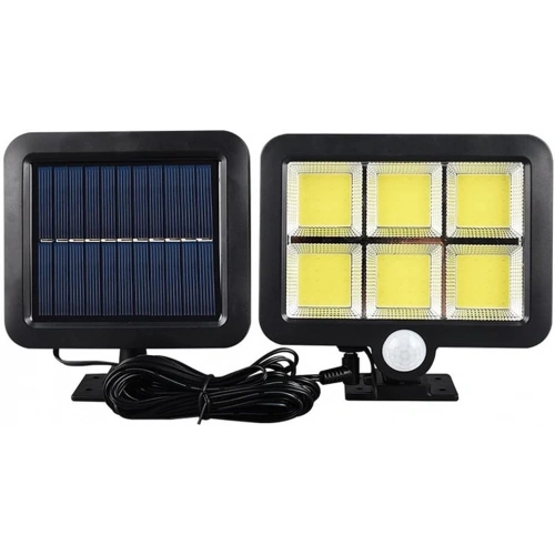 120 Cob Led Solar Panelli 3 Modlu Du Lambası Mz-302