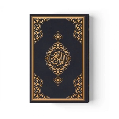 2 Renkli Çanta Boy KurAn-I Kerim (Miklepsiz) Siyah