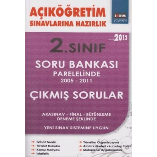 2. Sınıf Açıköğretim Sınavlarına Hazırlık