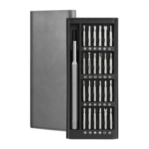 25 Parça 24 farklı uçlu Mıknatıslı 25 in 1  Tornavida Seti