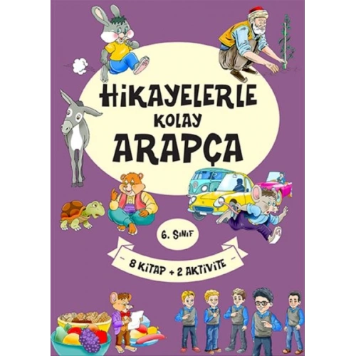 6. Sınıf Hikayelerle Kolay Arapça (8 Kitap + 2 Aktivite)