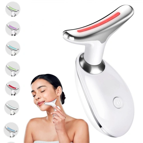 7 Farklı Işık Modlu Titreşimli Boyun Ve Yüz Ems Güzellik Cihazı