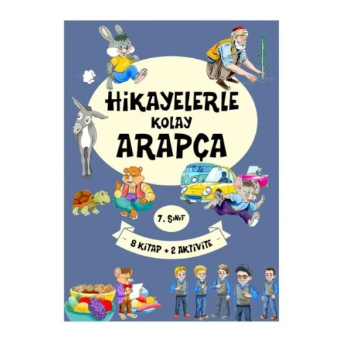 7. Sınıf Hikayelerle Kolay Arapça (8 Kitap + 2 Aktivite)