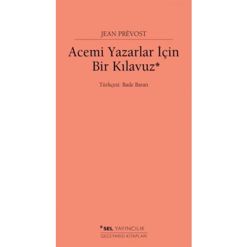 Acemi Yazarlar İçin Bir Kılavuz