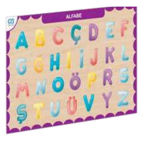 Ahşap Alfabe Eğitici Set