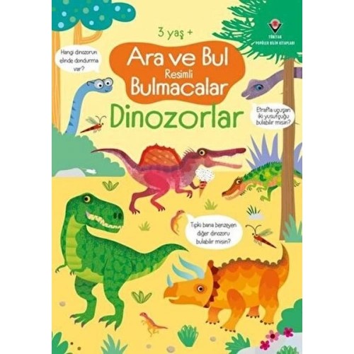 Ara ve Bul Resimli Bulmacalar - Dinozorlar