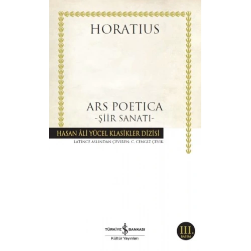 Ars Poetica - Şiir Sanatı - Hasan Ali Yücel Klasikleri