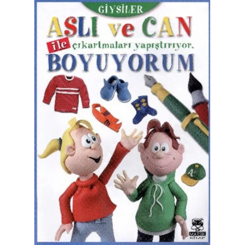 Aslı Ve Can Giysiler Çıkartma Boyama