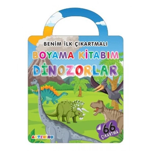Benim İlk Çıkartmalı Boyama Kitabım - Dinozorlar