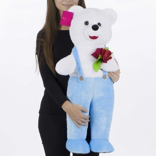 BFS 1075M Tulumlu Ayı 75 Cm Mavi