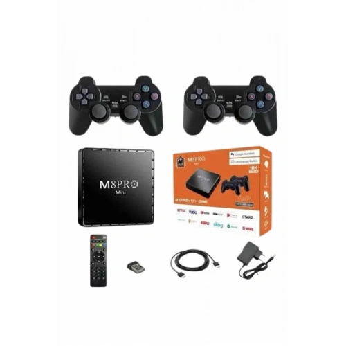 BFS 10K Ultra Hd Video Oyun Konsolu Android Tv Box 2.4g Game Stick