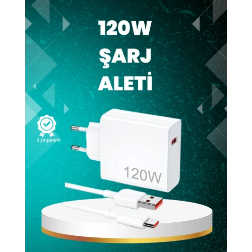 BFS 120 Watt Güçlü Hızlı Şarj Adaptörü Huawei P30 P40 Mate 20 Pro Uyumlu