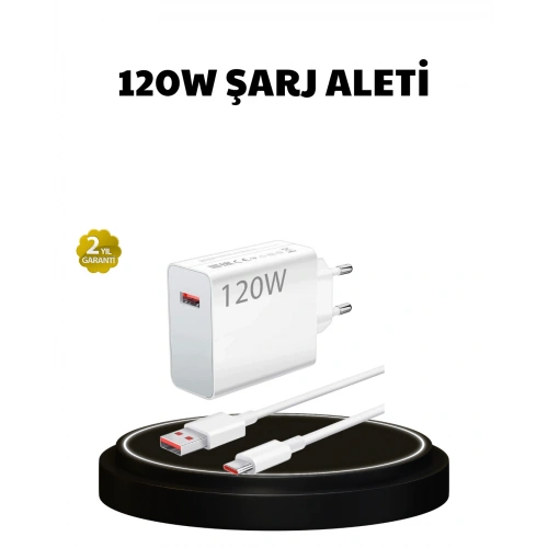 BFS 120W Ultra Hızlı Şarj Adaptörü USB-C Destekli Güçlü Şarj Teknolojisi