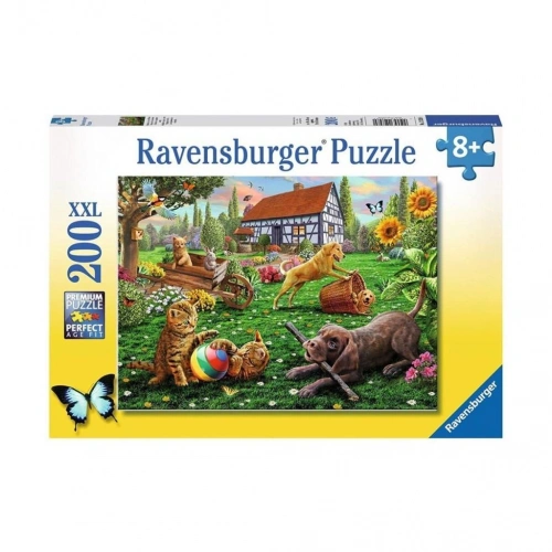 BFS 128280 Bahçede 200 parça XXL Ravensburger Puzzle