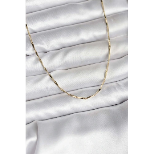 BFS 14K Gold Renk Kaplama CM Kadın Kolye