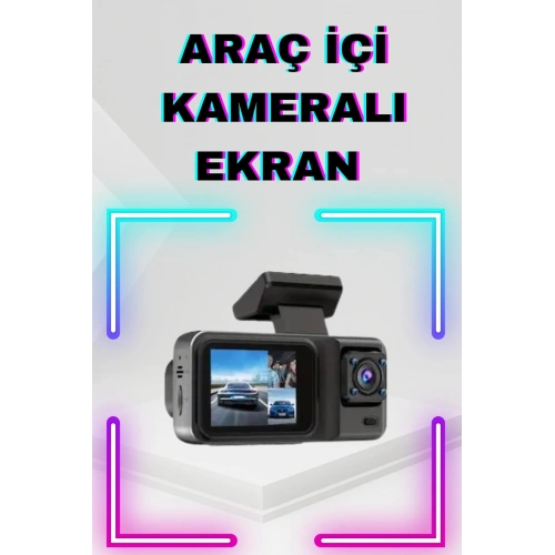 BFS 2 İnç Araç İçi Kameralı Ekran 1080P Full HD Kaliteli Hafıza Kart Destekli