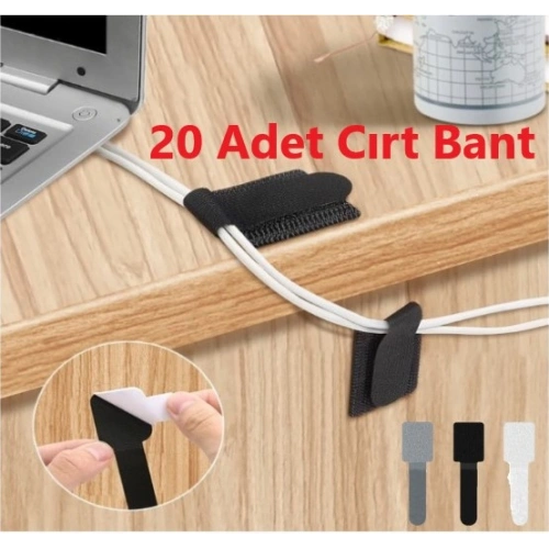 BFS 20 Adet Kendinden Yapışkanlı Cırt Cırtlı Bant