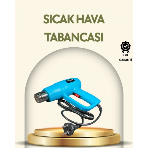 BFS 2000W Profesyonel 2 Kademeli Isı Tabancası Sıcak Hava Üfleme