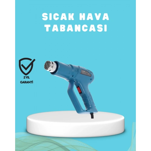 BFS 2000W Sıcak Hava Üfleme Tabancası Seramik Rezistanslı Profesyonel