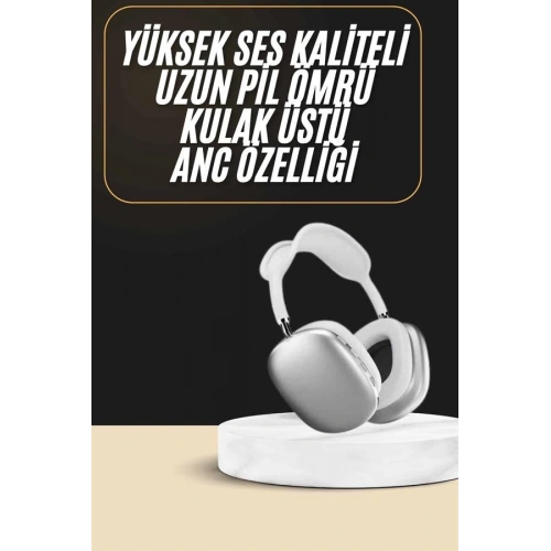 BFS 2025 Model Kulak Üstü Kablosuz Bluetooth Kulaklık Gürültü Azalta Uzun Pil