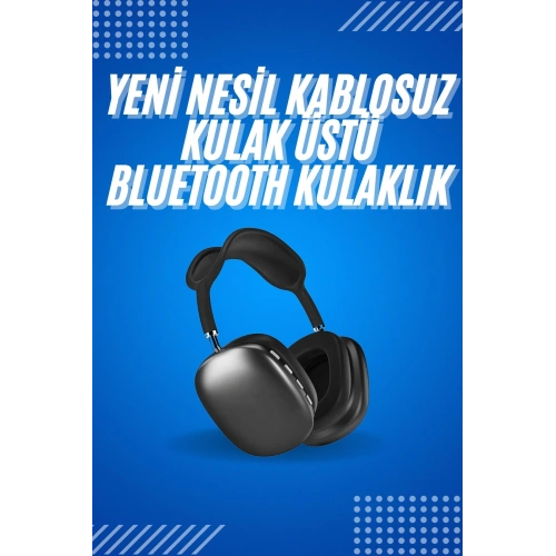 BFS 2025 Model Kulak Üstü Kablosuz Bluetooth Kulaklık Gürültü Azalta Uzun Pil
