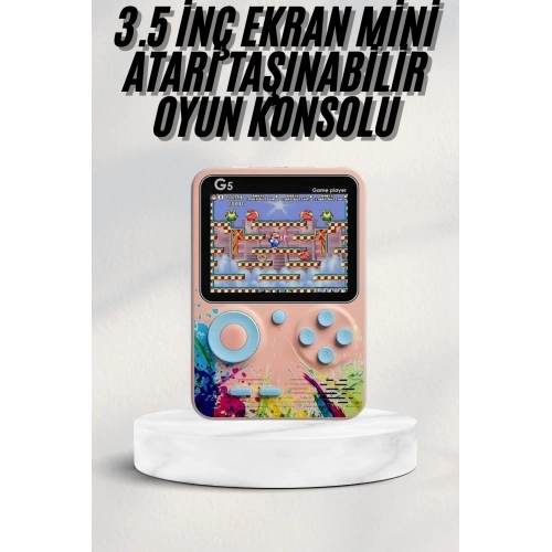 BFS 3 İnç Ekran 500 Oyunlu Game Box Mini Taşınabilir Oyun Konsolu