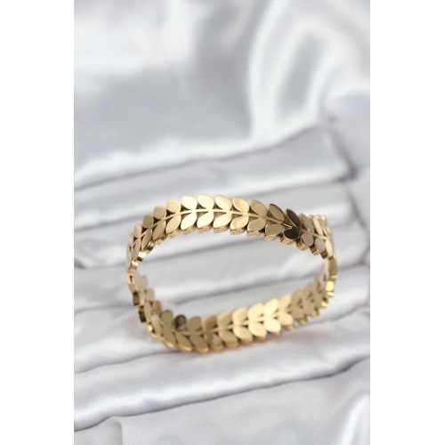 BFS 316L Çelik Başak Model Kadın Kelepçe Bileklik