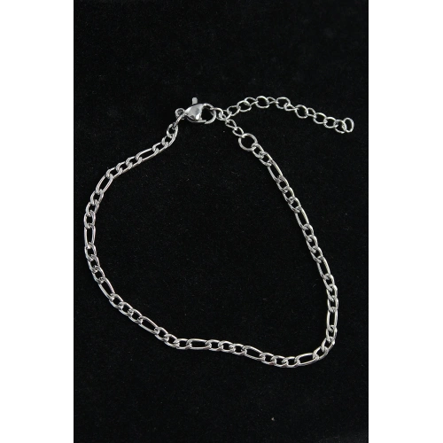 BFS 316L Çelik Figaro Model Gümüş Renk Erkek Bileklik