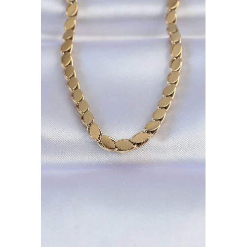 BFS 316L Çelik Gold Renk Arpa Model Kolye