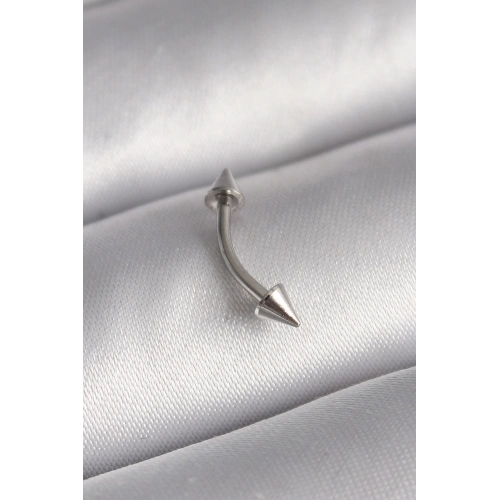 BFS 316L Çelik Gümüş Renk Çivi Model Piercing
