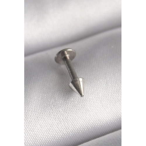 BFS 316L Çelik Gümüş Renk Çivi Model Piercing