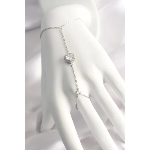 BFS 316L Çelik Gümüş Renk Kalp Model Şahmeran